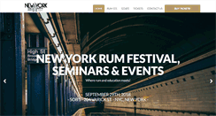 Desktop Screenshot of newyorkrumfest.com