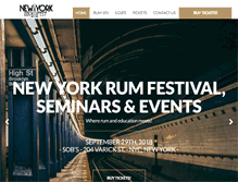 Tablet Screenshot of newyorkrumfest.com